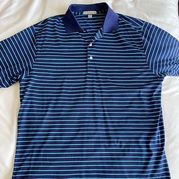 Peter Millar Golf Polo Sz M - Worn Once - Picture 2 of 2